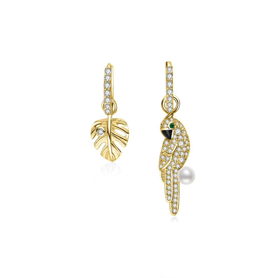 頂級淡水珍珠耳環 WE00971 | 野生动物园