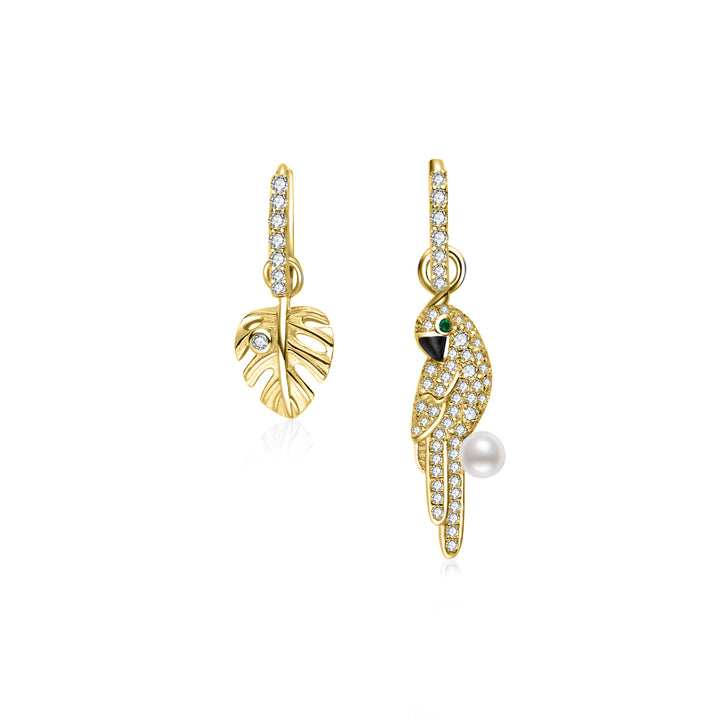 頂級淡水珍珠耳環 WE00971 | 野生动物园