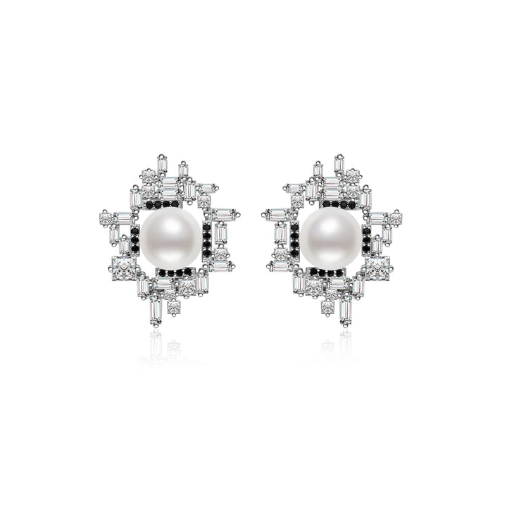Top Grade Freshwater Pearl Earrings WE00972 | TWEED - PEARLY LUSTRE
