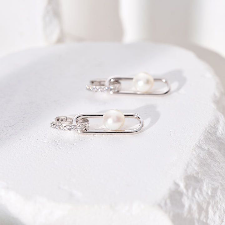 Freshwater Pearl Earrings WE00973 | CONNECT - PEARLY LUSTRE