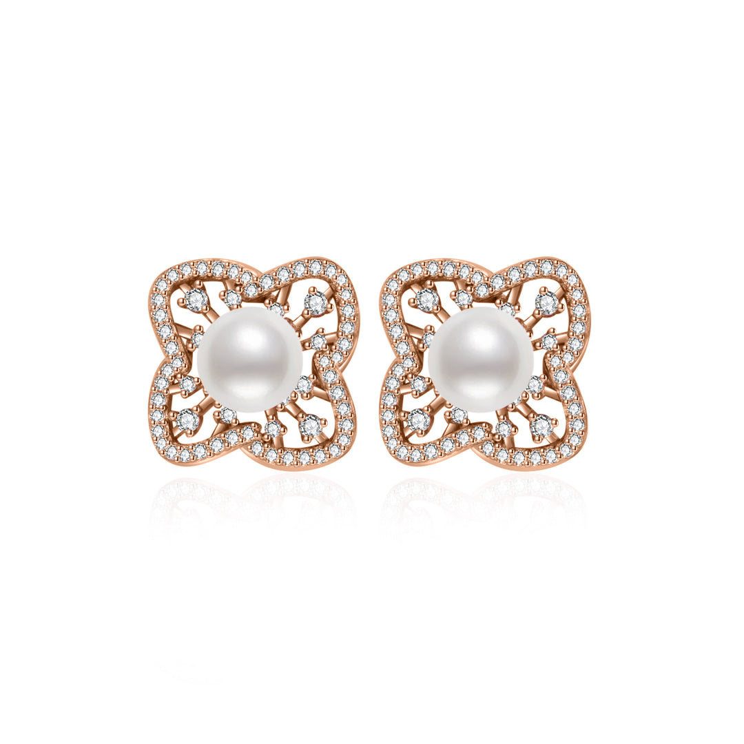 頂級淡水珍珠耳環 WE00974 | PERANAKAN