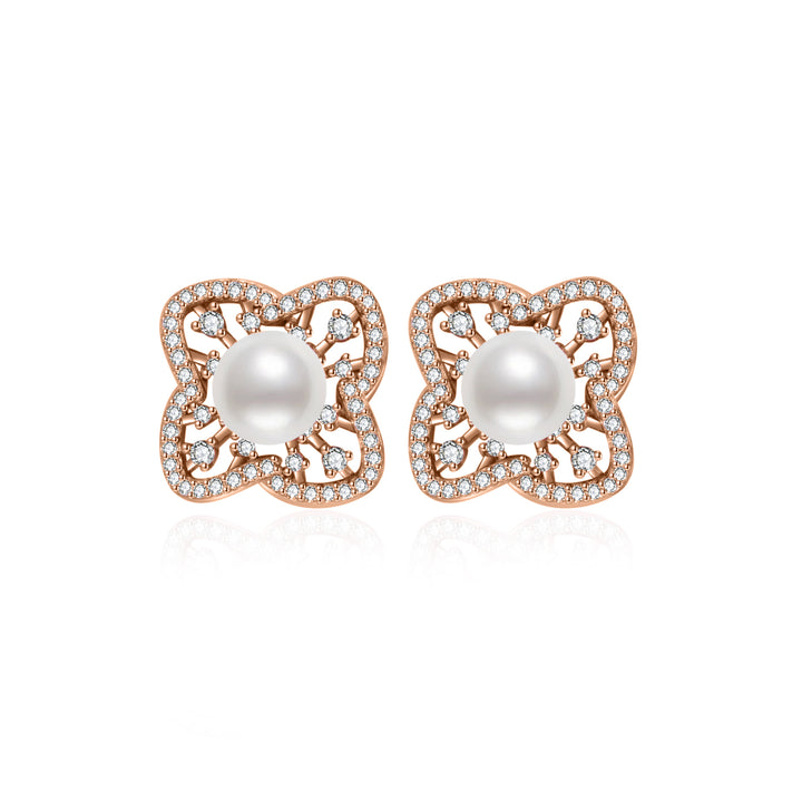頂級淡水珍珠耳環 WE00974 | PERANAKAN