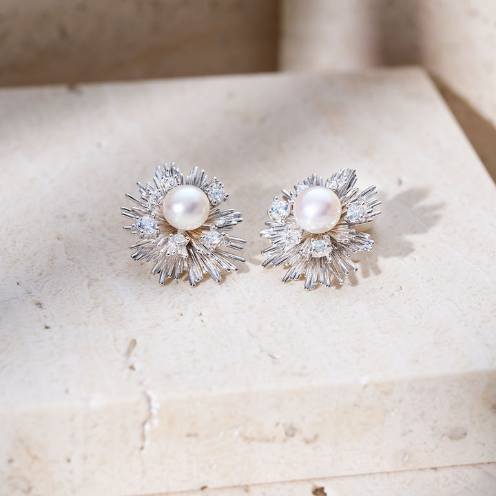 Top Grade Freshwater Pearl Earrings WE00976 | LADY BOSS