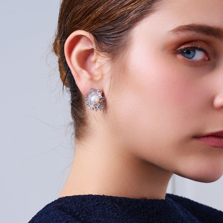 Top Grade Freshwater Pearl Earrings WE00976 | LADY BOSS