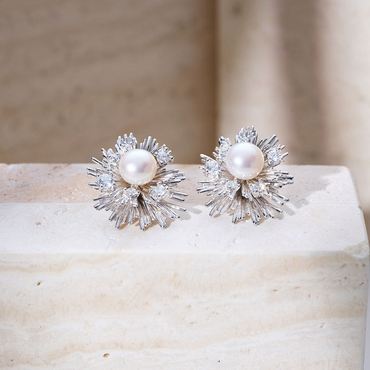Top Grade Freshwater Pearl Earrings WE00976 | LADY BOSS