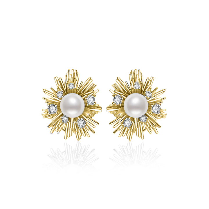 Anting Mutiara Air Tawar Gred Atas WE00977 | LADY BOSS