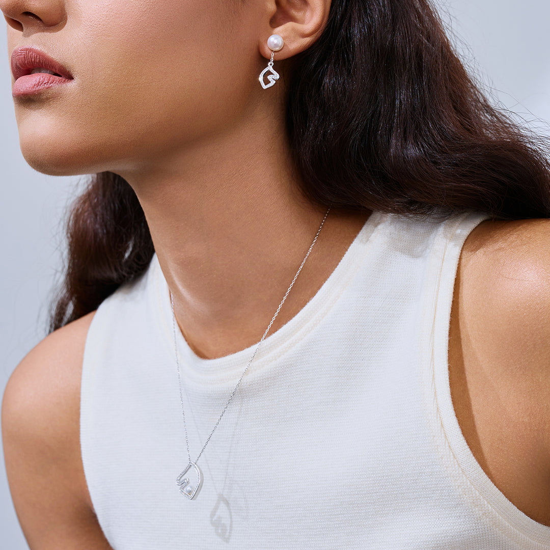 頂級淡水珍珠項鍊 WN00782 | HORSE