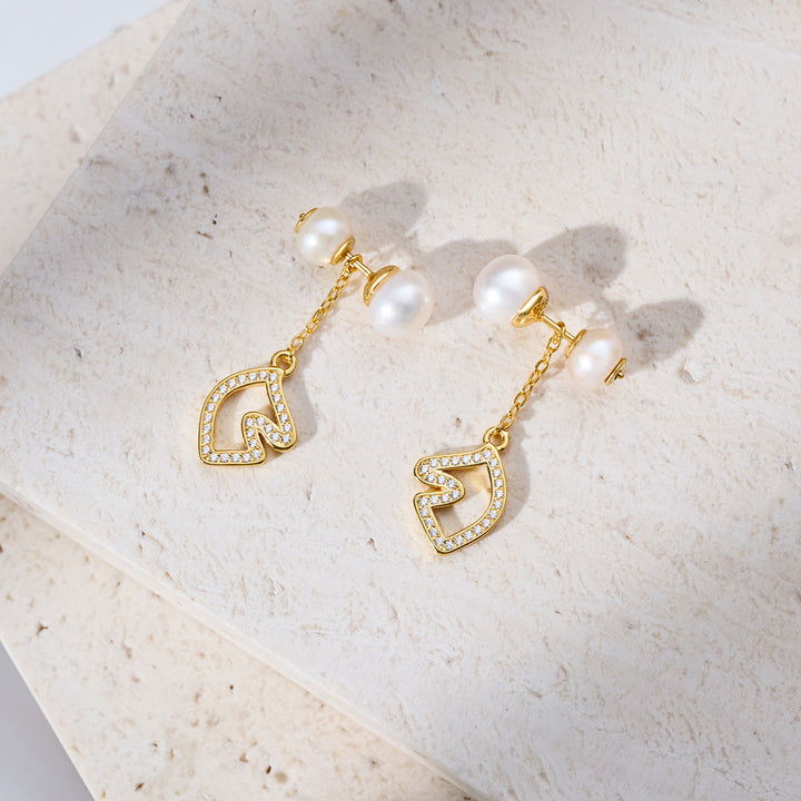 Anting Mutiara Air Tawar Gred Atas WE00979 | HORSE