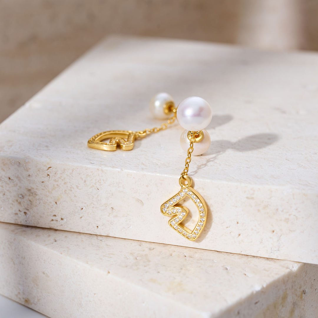 Anting Mutiara Air Tawar Gred Atas WE00979 | HORSE