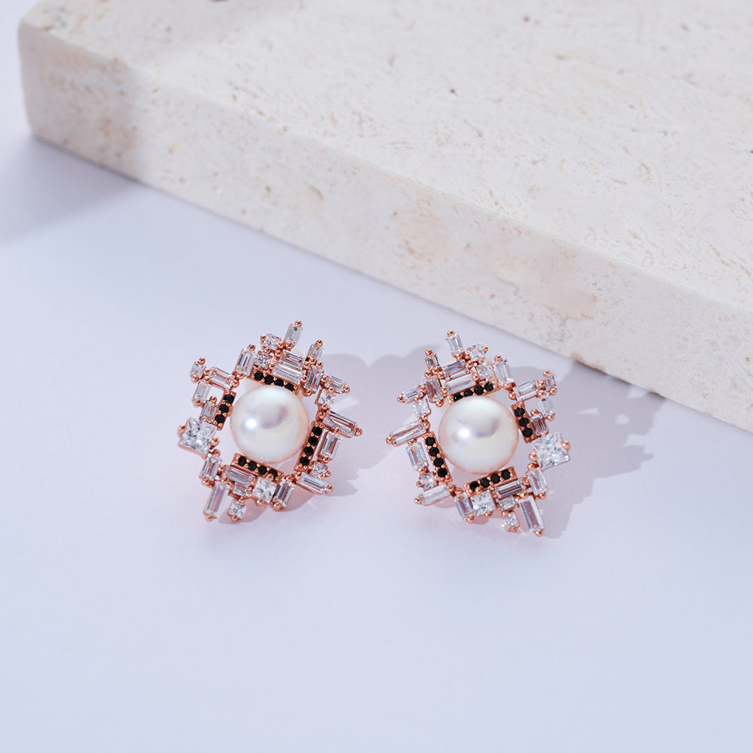 Top Grade Freshwater Pearl Earrings WE00980 | TWEED