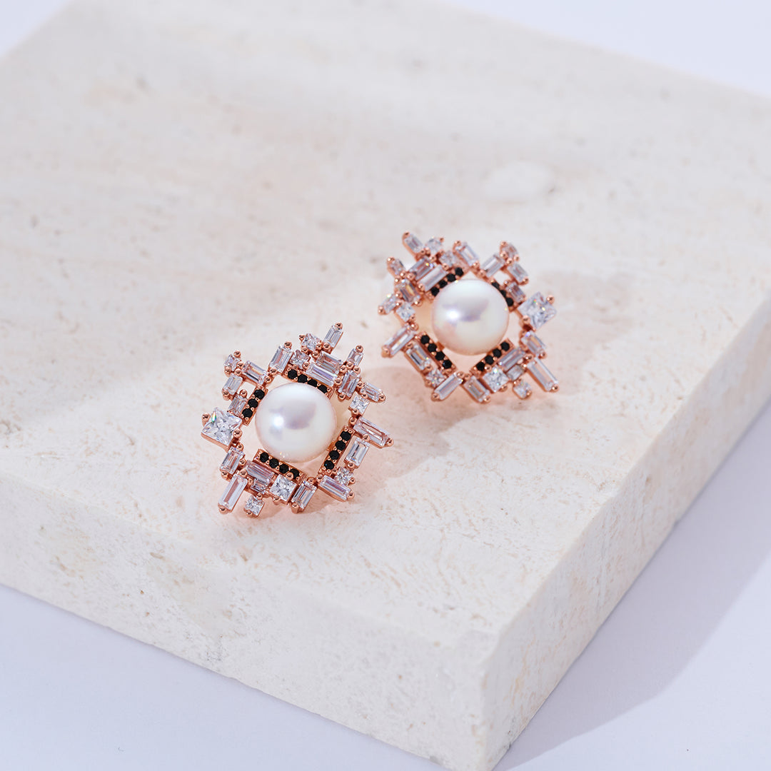 Top Grade Freshwater Pearl Earrings WE00980 | TWEED