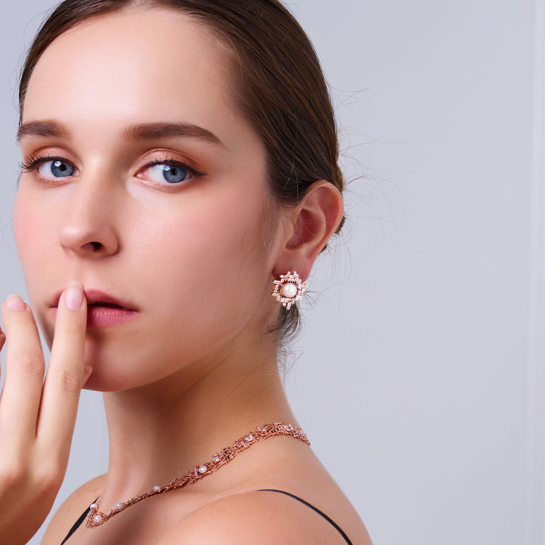 Top Grade Freshwater Pearl Earrings WE00980 | TWEED