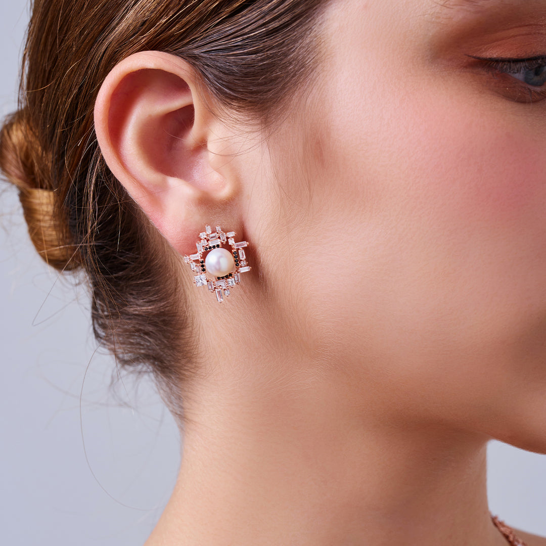 Top Grade Freshwater Pearl Earrings WE00980 | TWEED