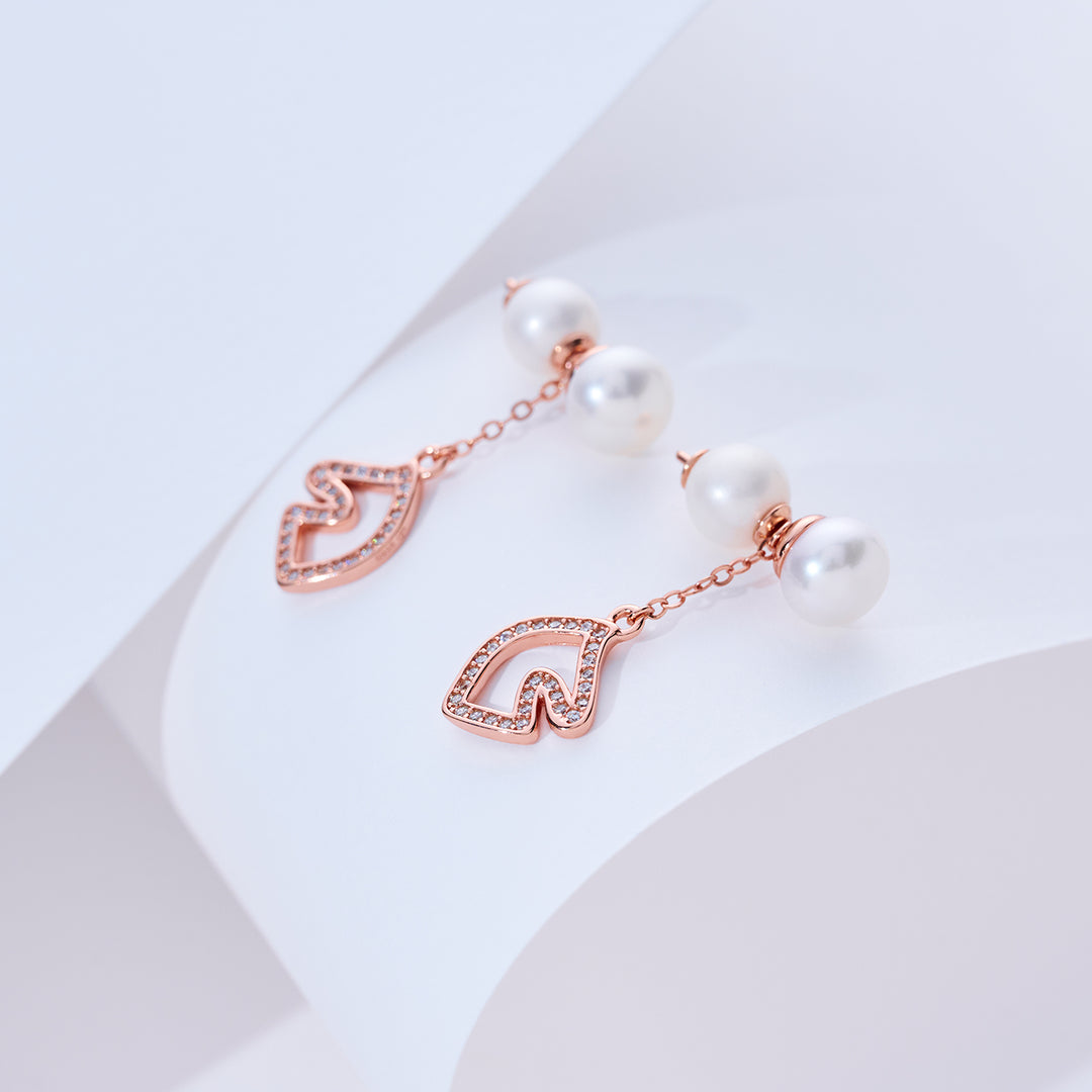 Orecchini con Perle d'Acqua Dolce di Prima Qualità WE00982 | HORSE