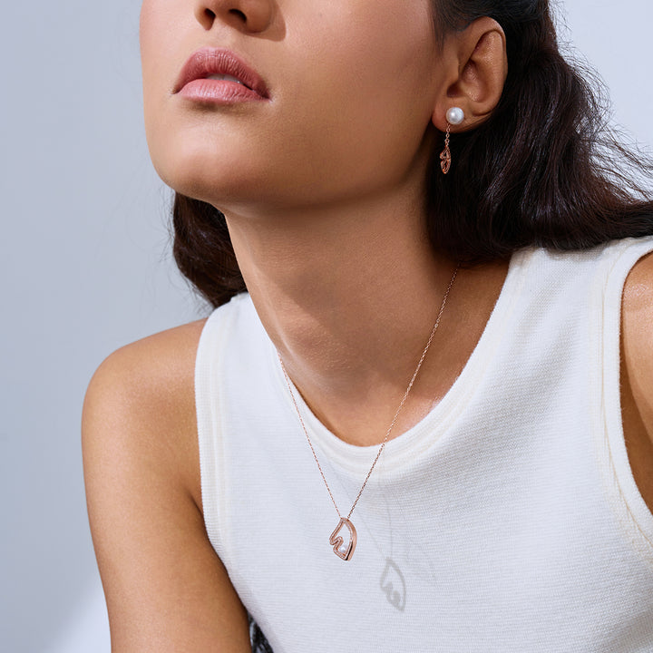 Hochwertige Süßwasserperlenkette WN00800 | HORSE