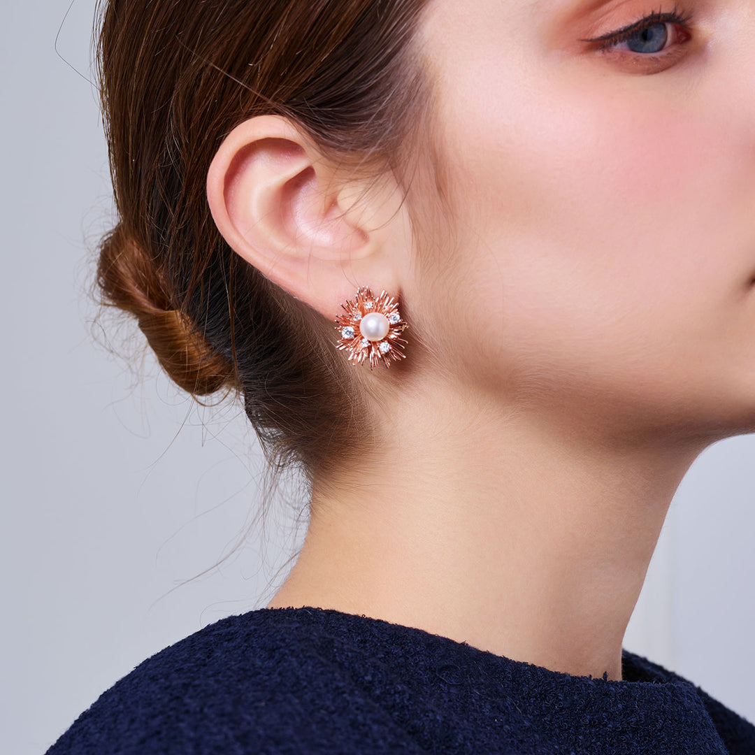 Top Grade Freshwater Pearl Earrings WE00983 | LADY BOSS