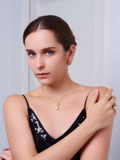 Collana di Perle d'Acqua Dolce di Prima Qualità WN00814 | TWEED