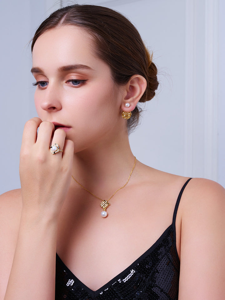 Top Grade Freshwater Pearl Ring WR00382 | TWEED