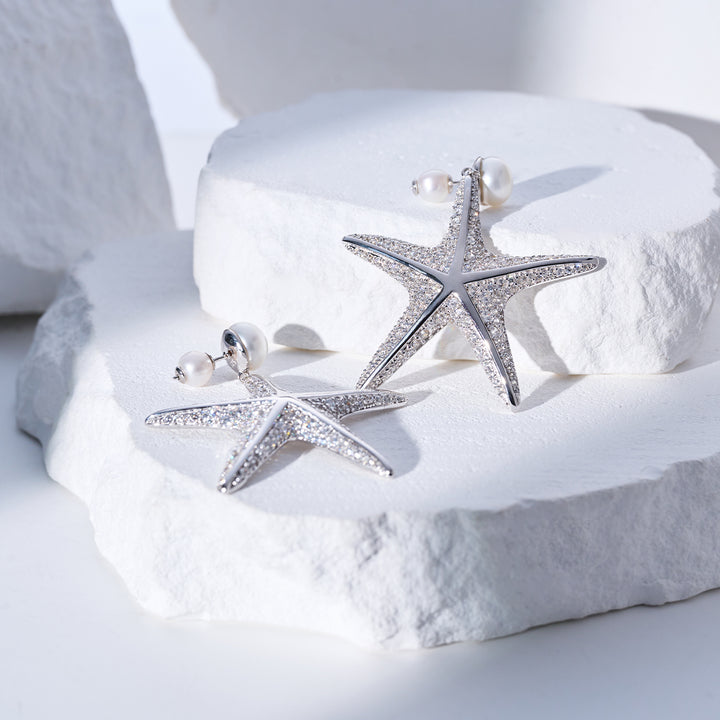 顶级淡水珍珠耳环 WE00986 | SANDS