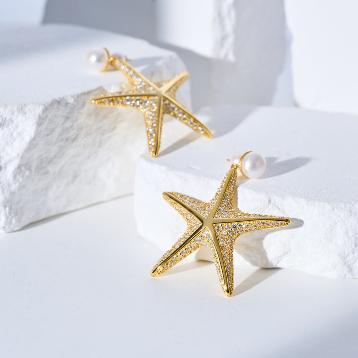 Boucle d'oreille en perle d'eau douce de qualité supérieure WE00987 | SANDS