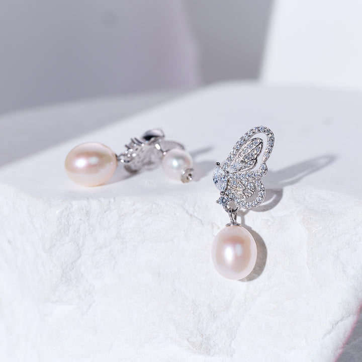 Anting Mutiara Air Tawar WE00990 | BUTTERFLY