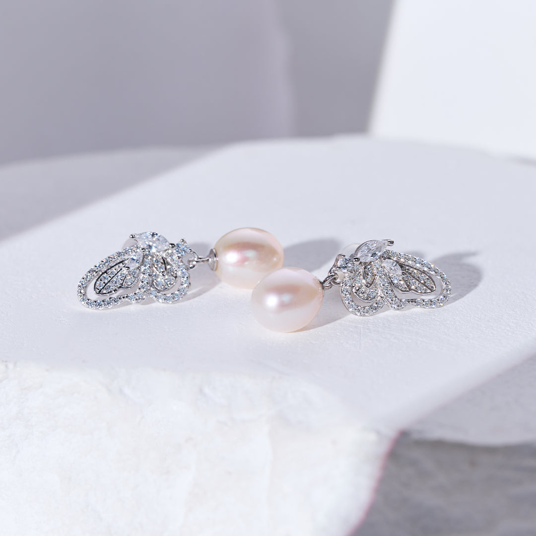 Anting Mutiara Air Tawar WE00990 | BUTTERFLY