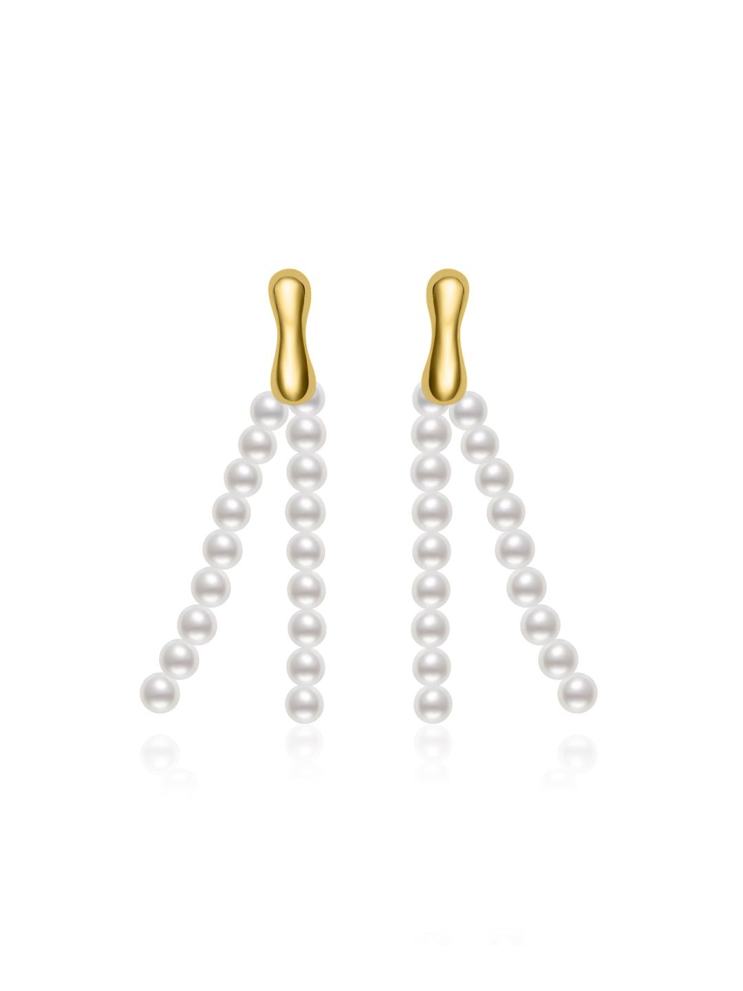 Pendientes de perla de agua dulce WE00991