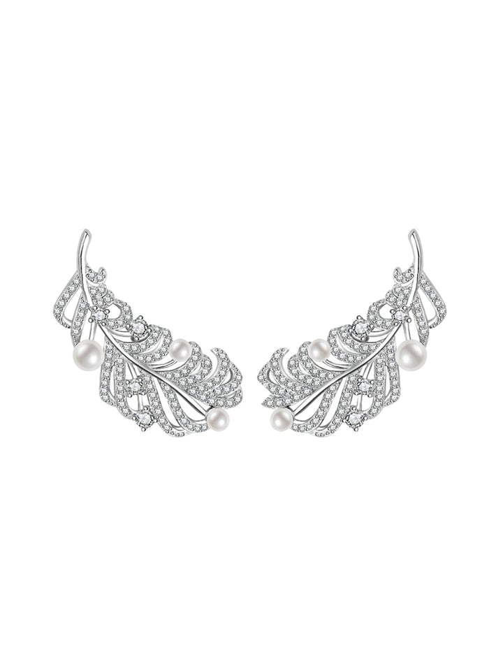 Top Grade Freshwater Pearl Earrings WE00994 | FEATHER