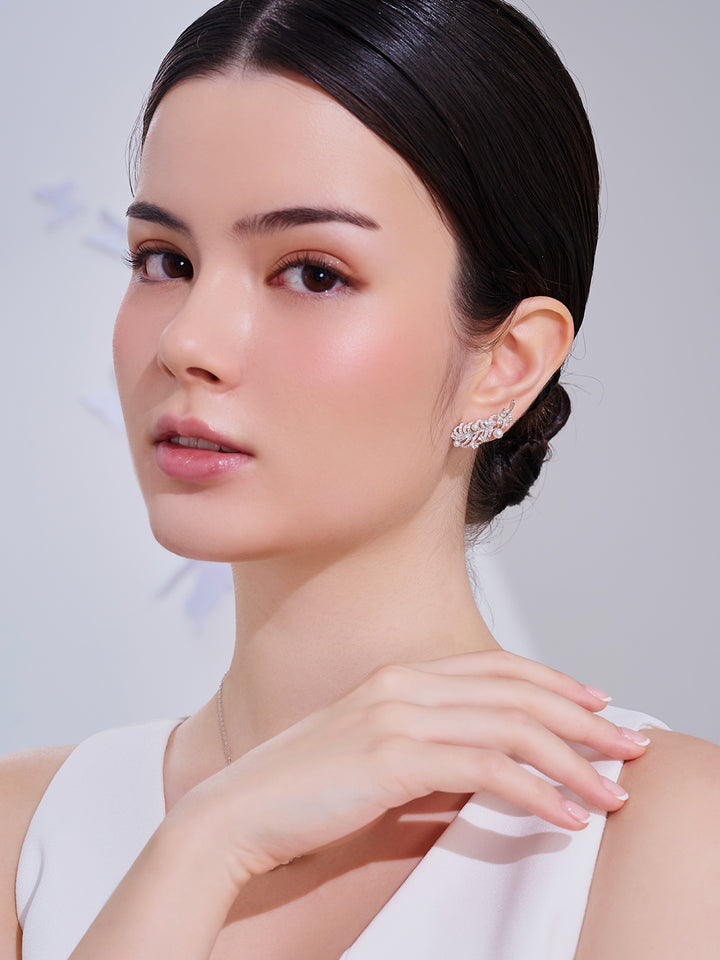 最高級淡水パールイヤリング WE00994 | FEATHER