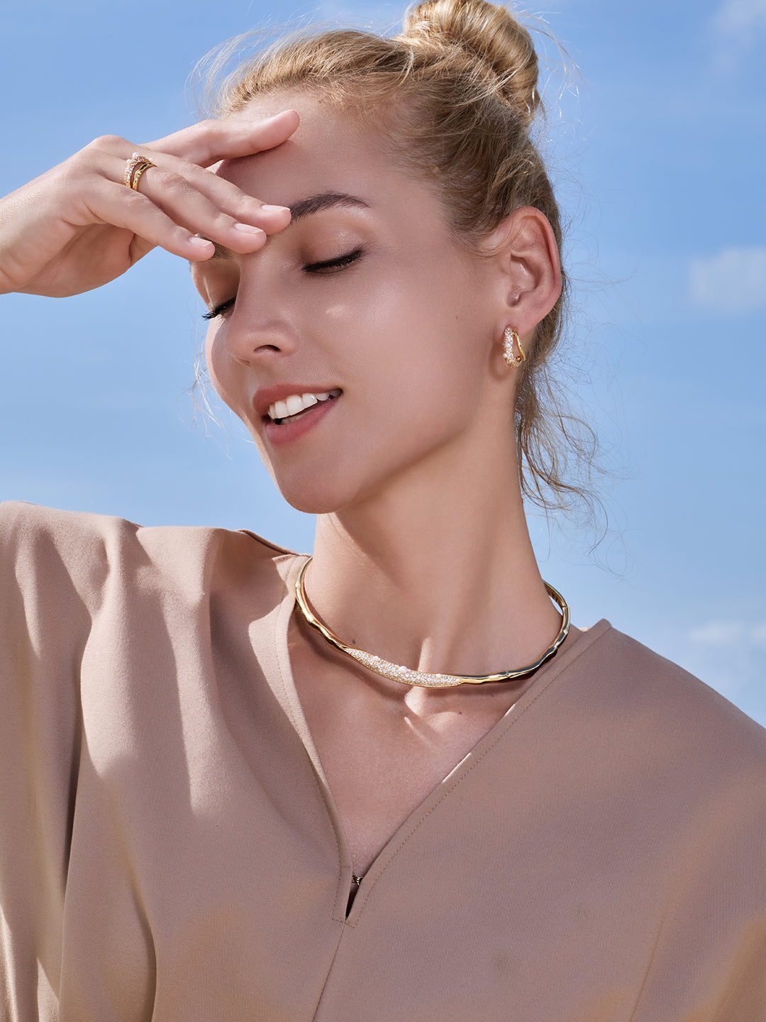 Collier de perles d'eau douce de qualité supérieure WN00789 | SANDS