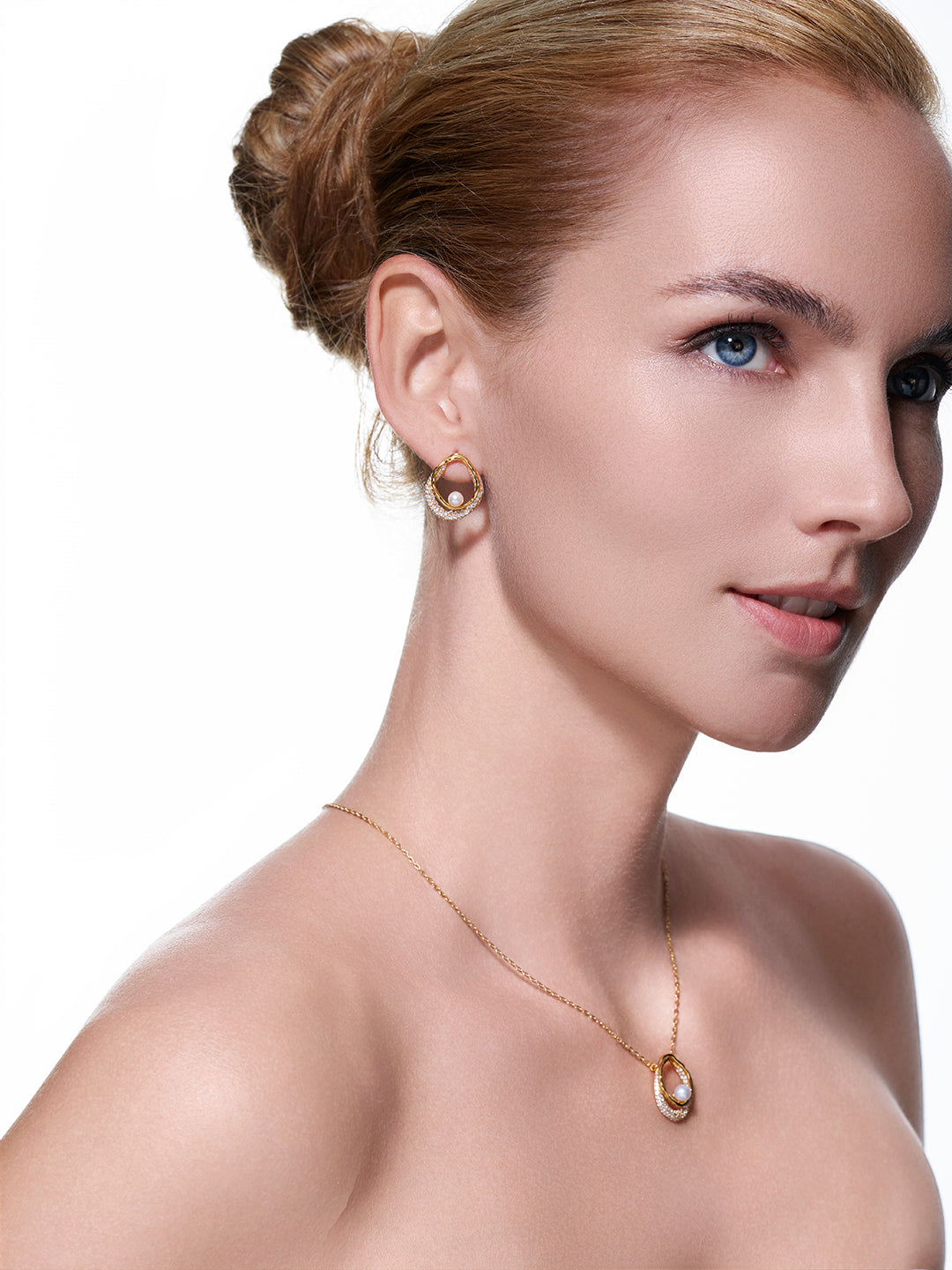 Anting Mutiara Air Tawar Elegan Gred Atas WE00996 | SANDS