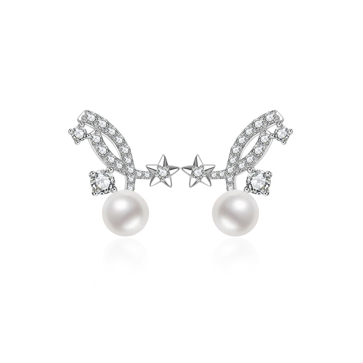 最高級淡水パールイヤリング WE00997 | STARRY