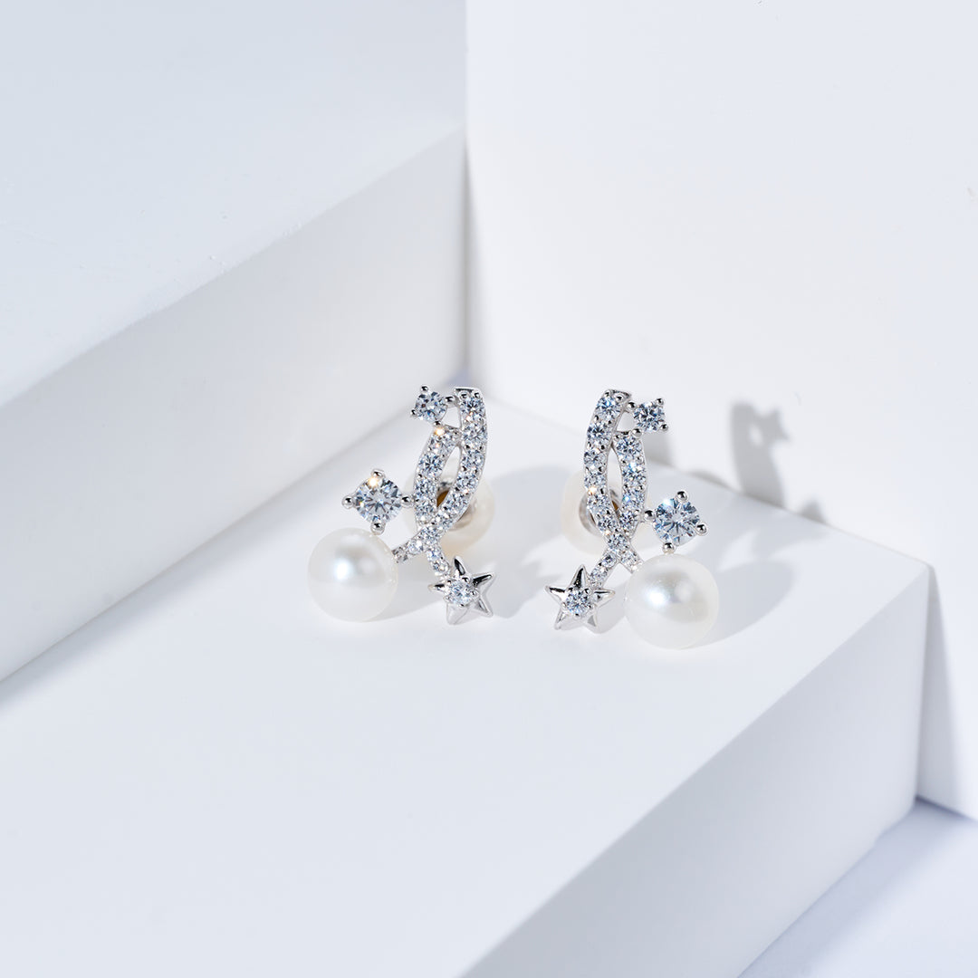 最高級淡水パールイヤリング WE00997 | STARRY