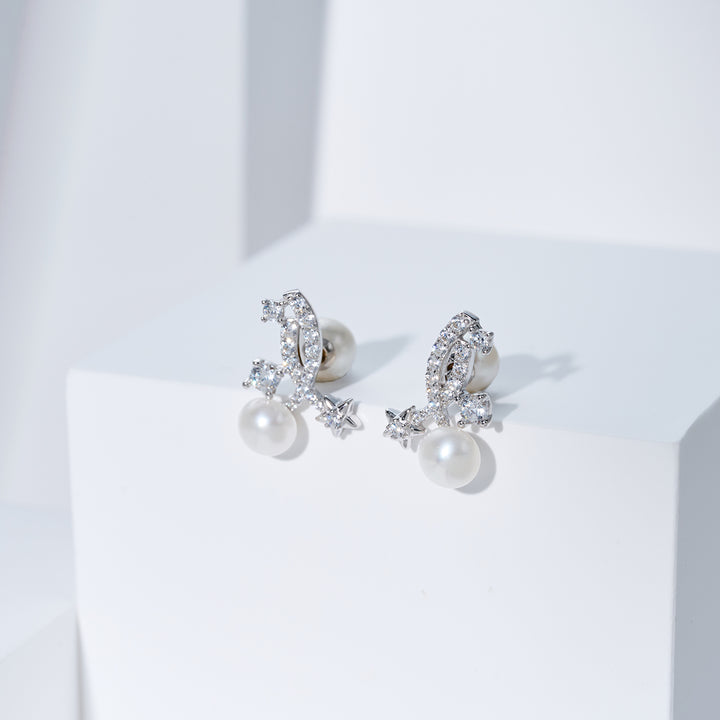 最高級淡水パールイヤリング WE00997 | STARRY