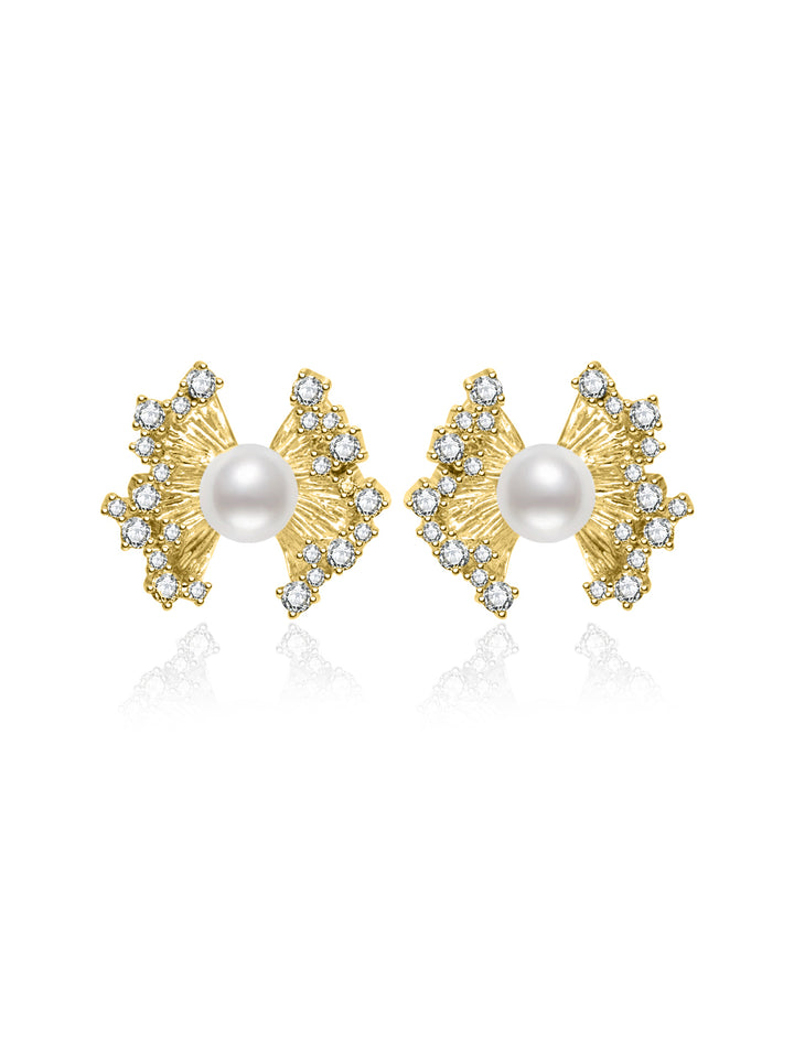 Orecchini con perle d'acqua dolce WE01002 | RIBBON
