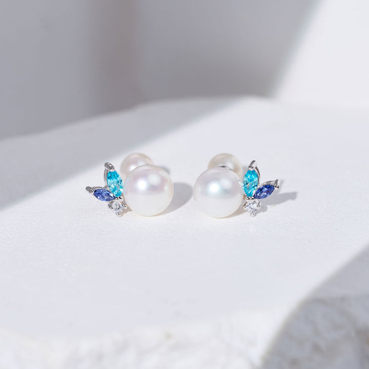 최고급 담수 진주 귀걸이 WE01004 | OCEAN