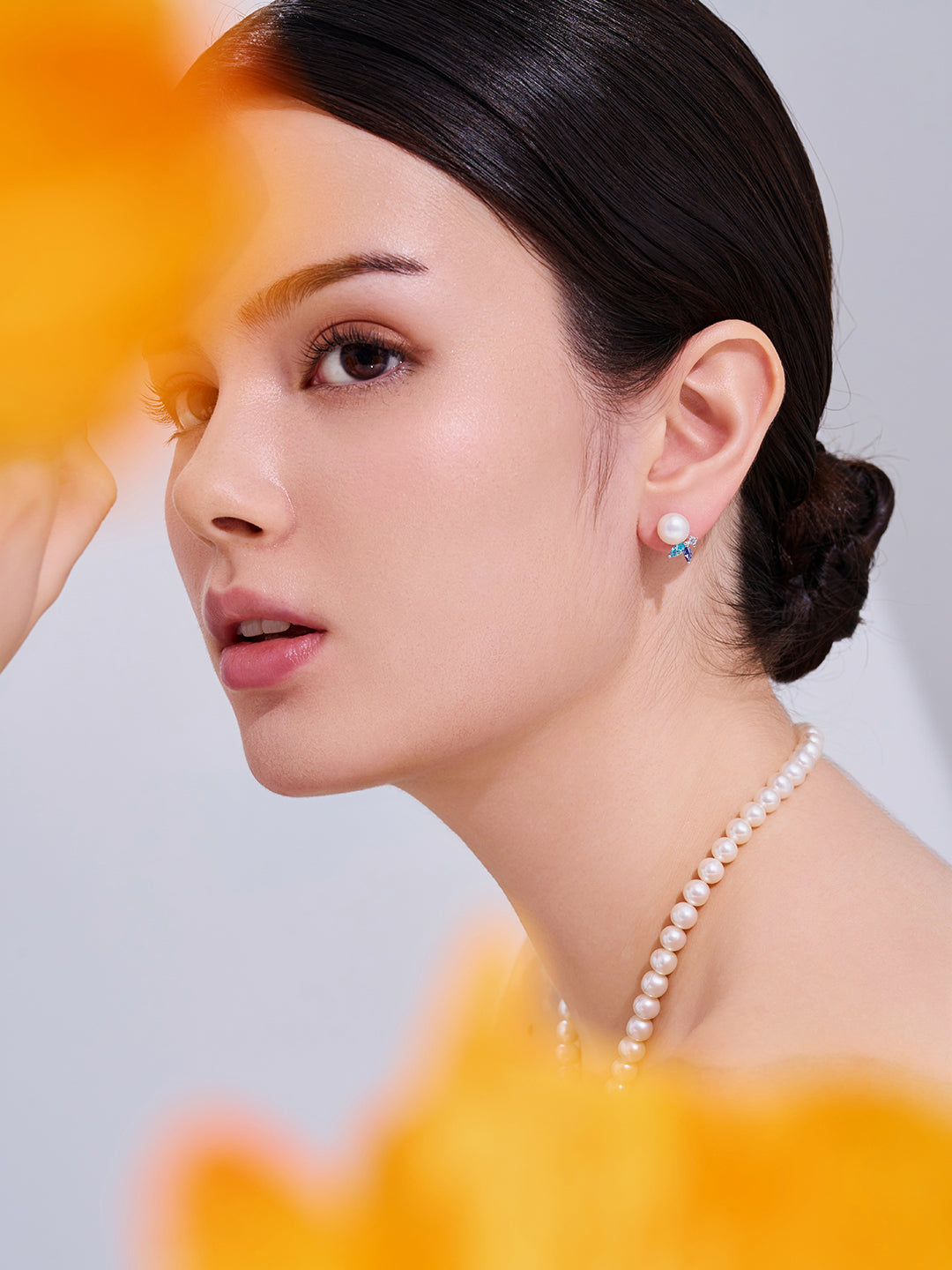 Orecchini con Perle d'Acqua Dolce di Prima Qualità WE01004 | OCEAN STAR