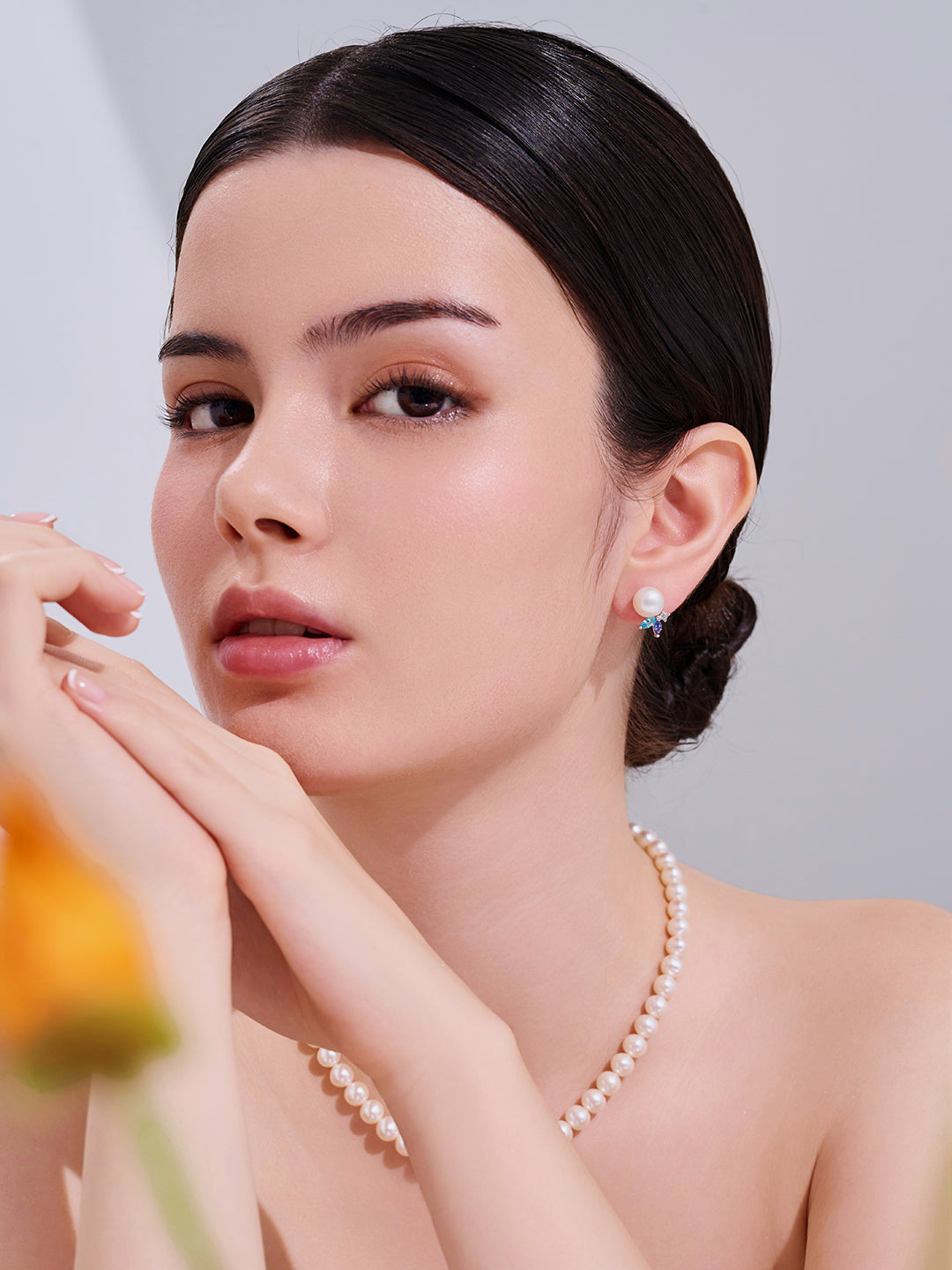 Orecchini con Perle d'Acqua Dolce di Prima Qualità WE01004 | OCEAN STAR