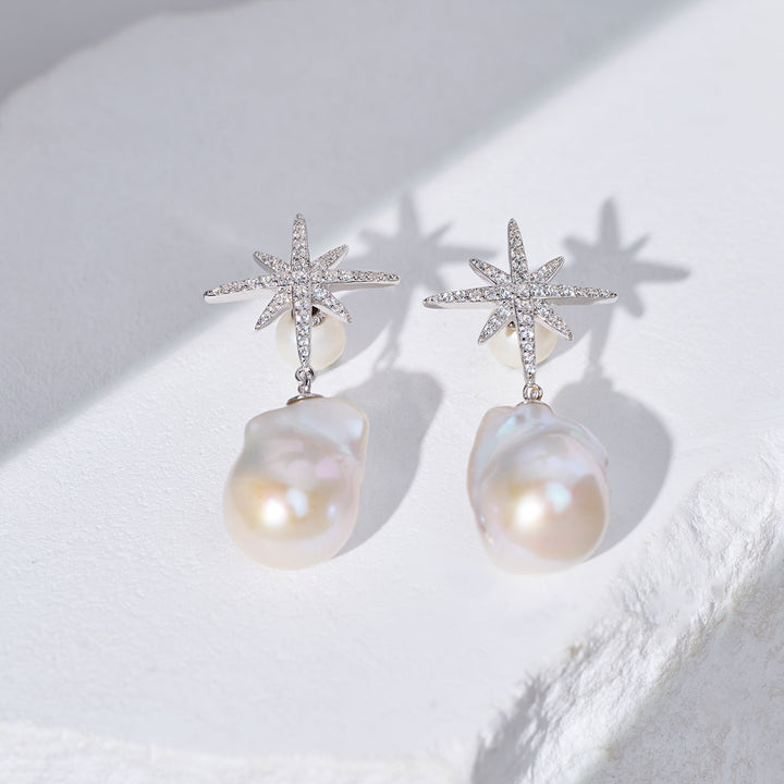 우아한 담수 진주 귀걸이 WE01005 | CELESTE