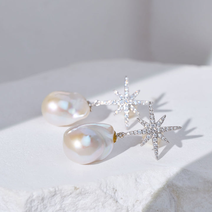 우아한 담수 진주 귀걸이 WE01005 | CELESTE