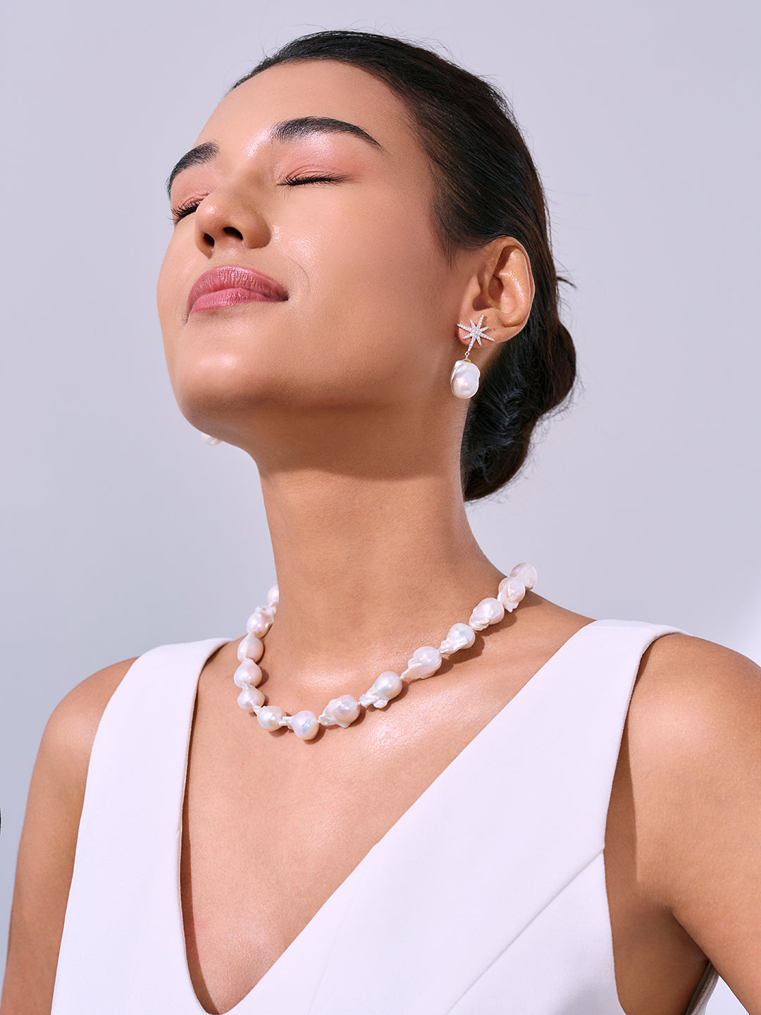 Collana di perle barocche WN00505 | Newyorkese