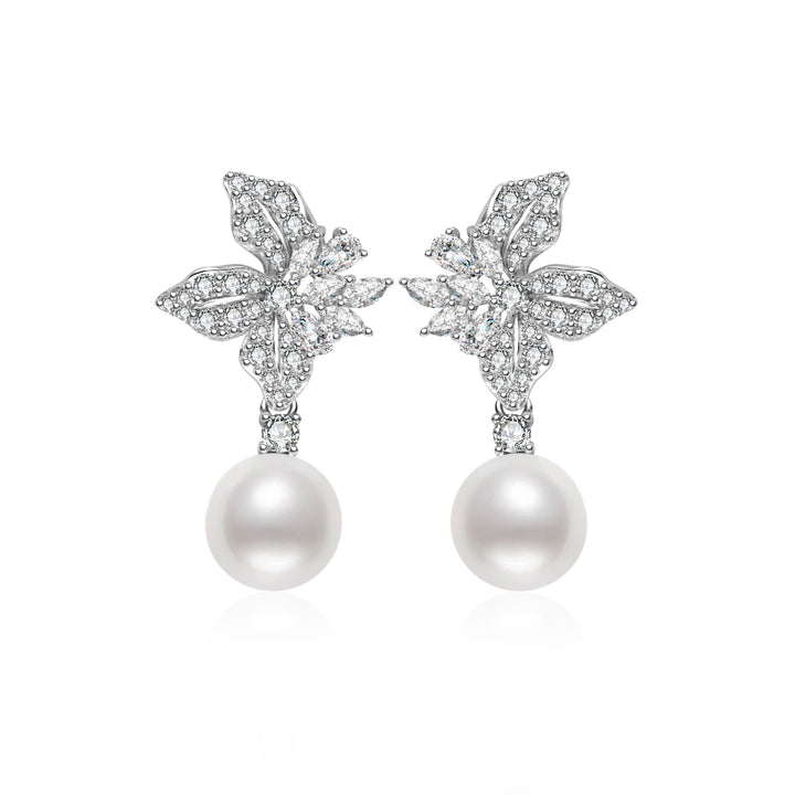 トップグレード淡水パールイヤリング WE01007 | GARDENS