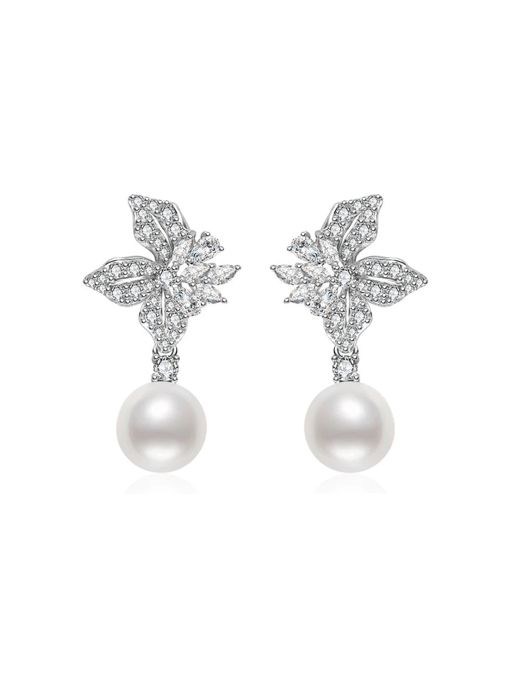 Anting Mutiara Air Tawar Gred Atas WE01007 | GARDENS