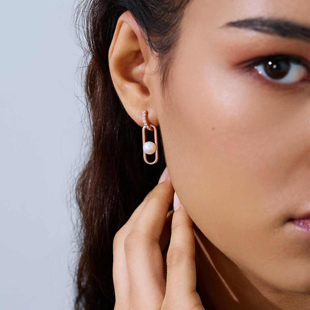 淡水珍珠耳环 WE00153 | CONNECT