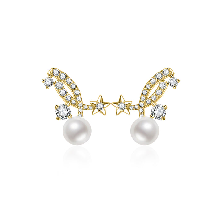 最高級淡水パールイヤリング WE01018 | STARRY