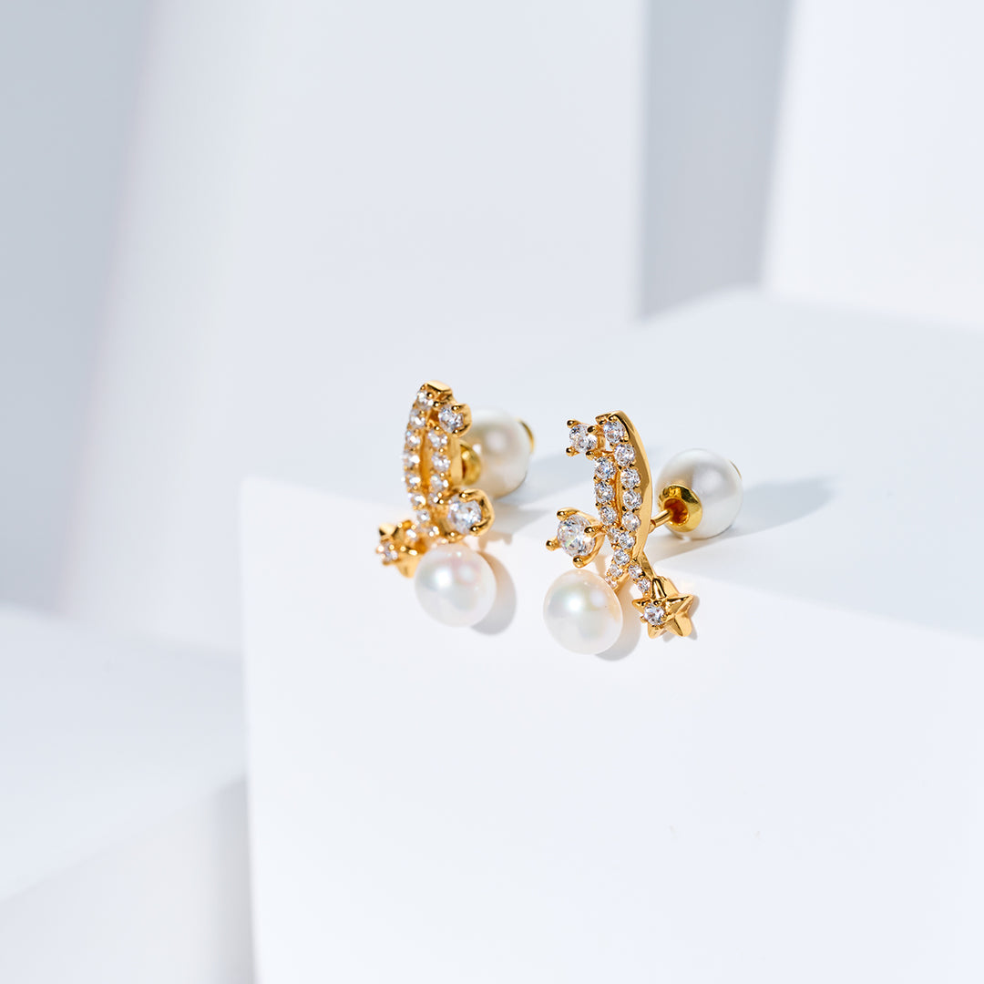 最高級淡水パールイヤリング WE01018 | STARRY