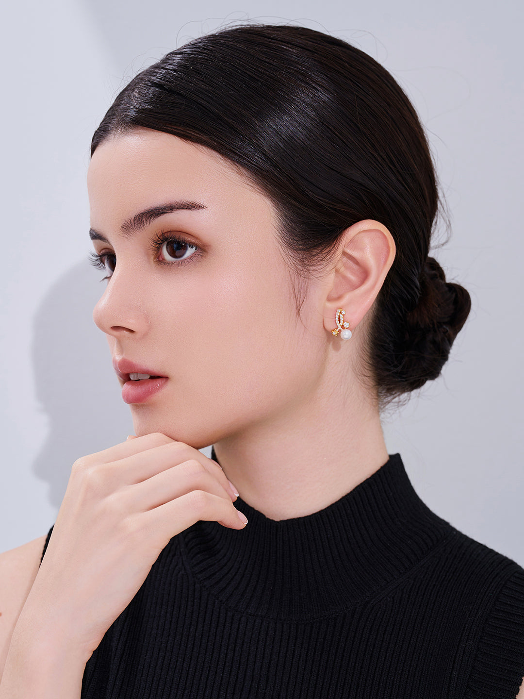 顶级淡水珍珠耳环 WE01018 | STARRY