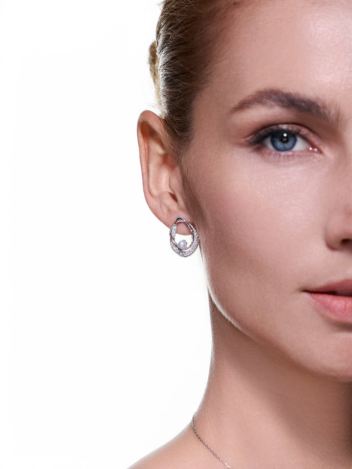 最高級淡水パールイヤリング WE01020 | SANDS