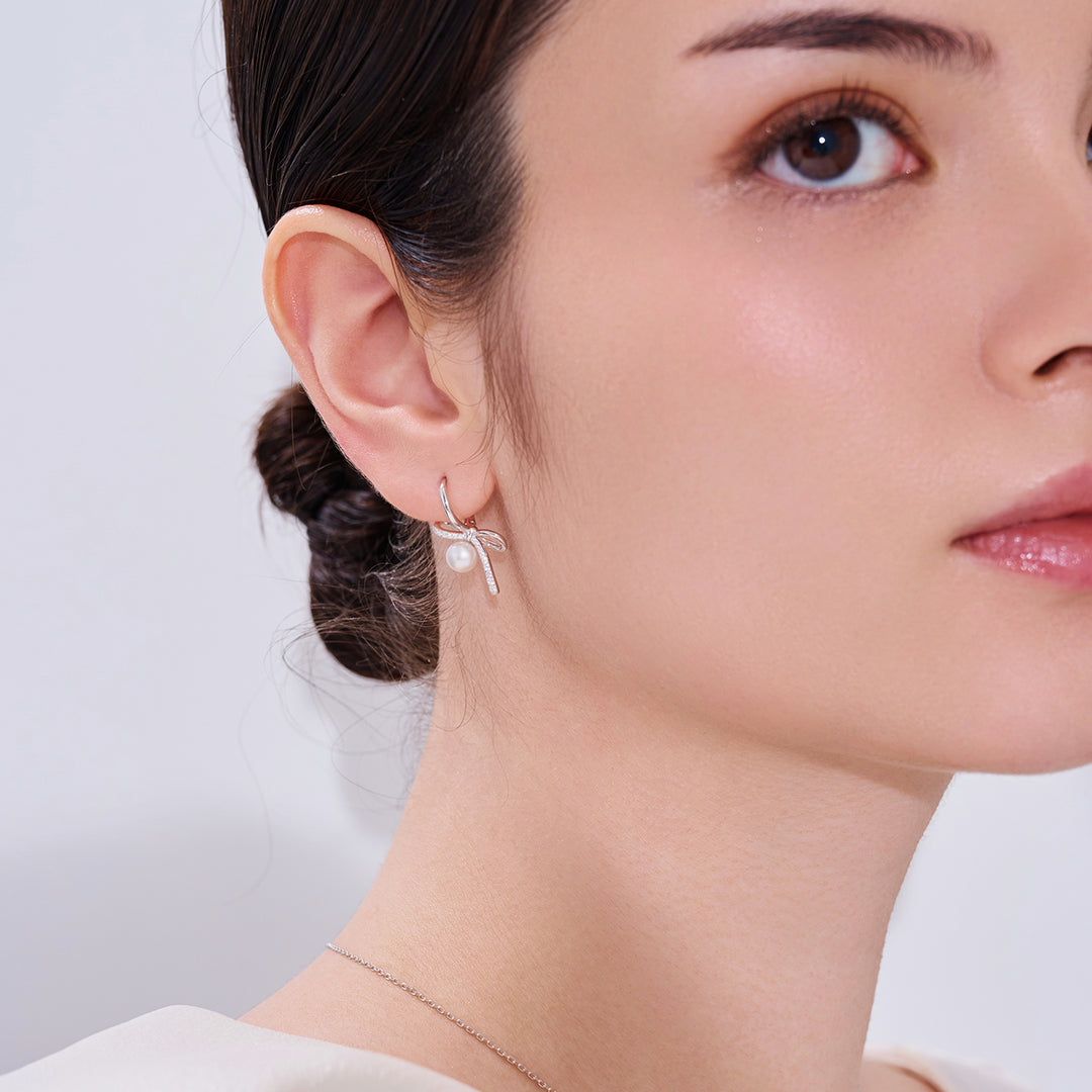 Anting Mutiara Air Tawar Gred Atas WE01041 | REBEN