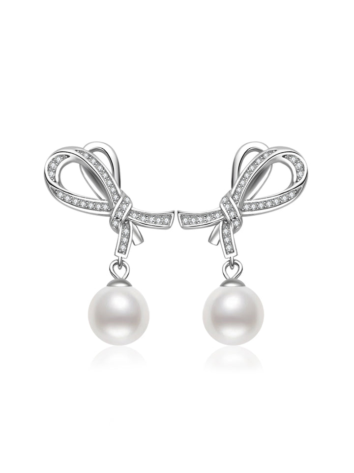 Orecchini con Perle d'Acqua Dolce di Prima Qualità WE01024 | RIBBON